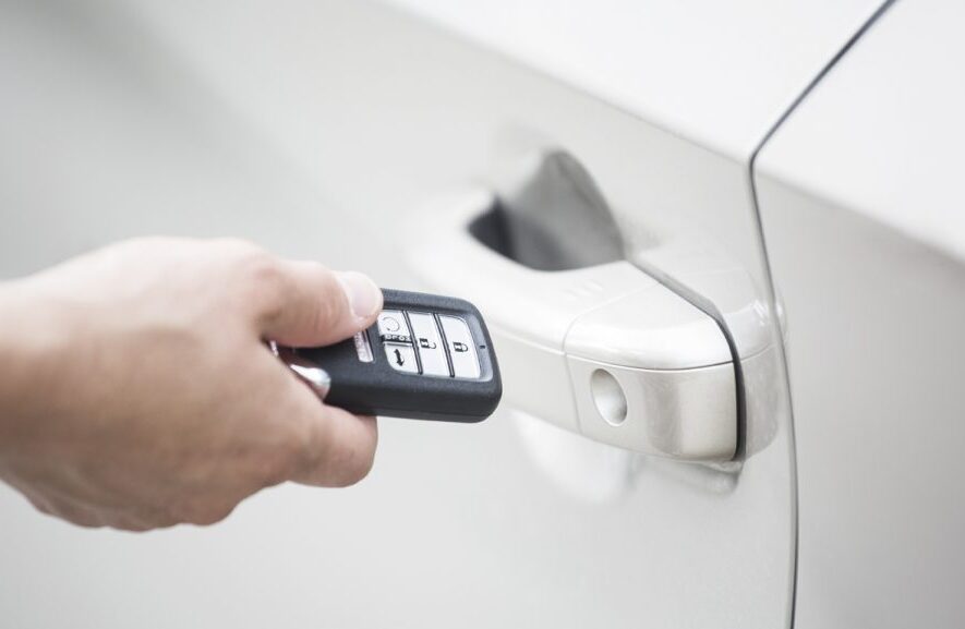 evolution of car locks, from mechanical keys to smart security systems