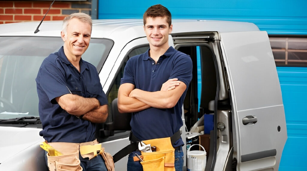 A professional locksmith using specialized tools to unlock a car door securely.