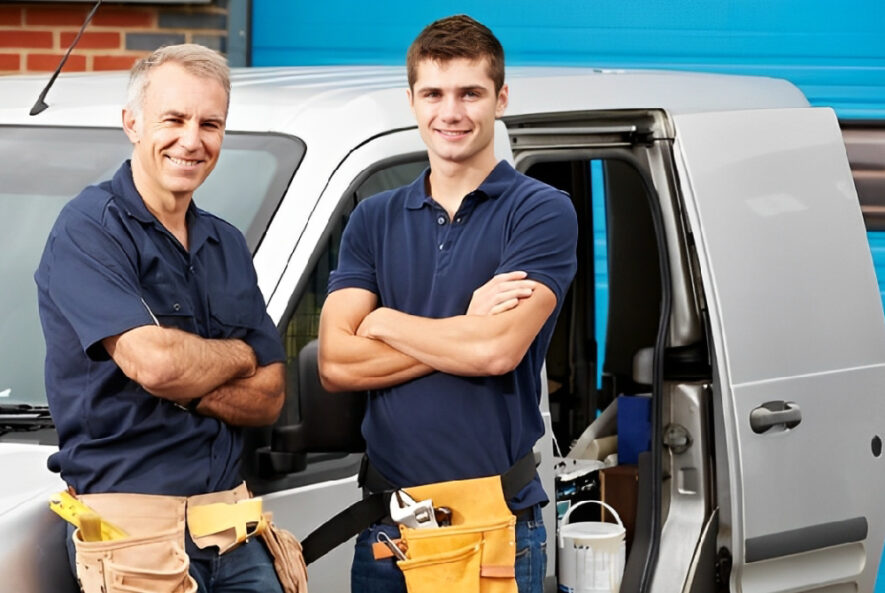 A professional locksmith using specialized tools to unlock a car door securely.